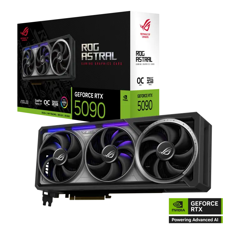 ASUS ROG Astral GeForce RTX 5090 OC graphics card